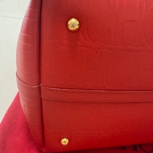 Genuine RED Carolina Herrera Matryoshka Locked M – Medium Handbag - Picture 13 of 13